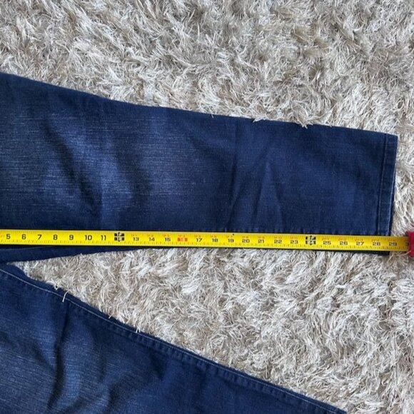 Style & Co Women's Slim Leg Jeans Size 18W Dark Wash  Stretchy Denim - Picture 6 of 6